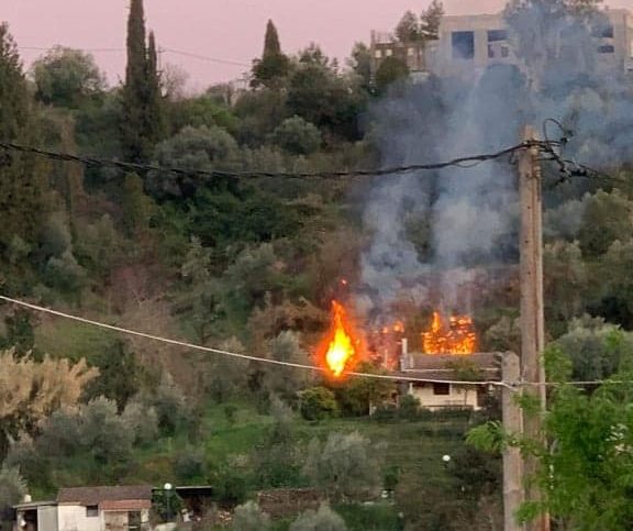 Πυρκαγιά στα δυο Ρέματα Αγρινίου