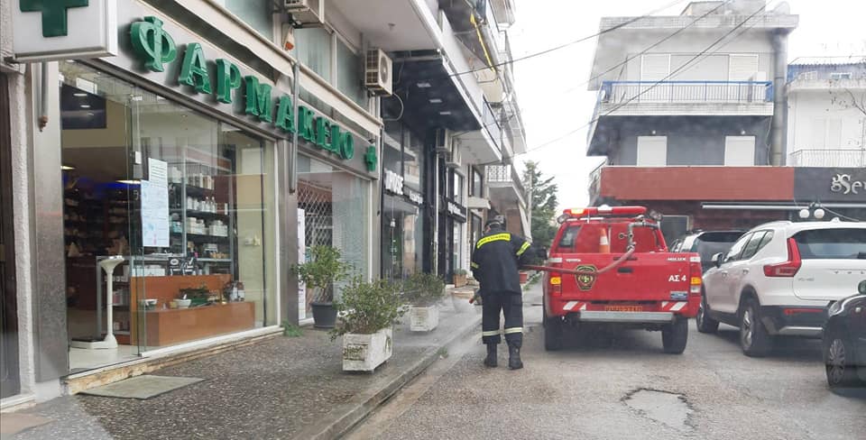 Ο Σ.Ε.Π.Π.Αγ. Στεφάνου προσέφερε τις υπηρεσίες του και την βοήθεια του στον Δήμο Διονύσου στην αντιμετώπιση του COVID-19