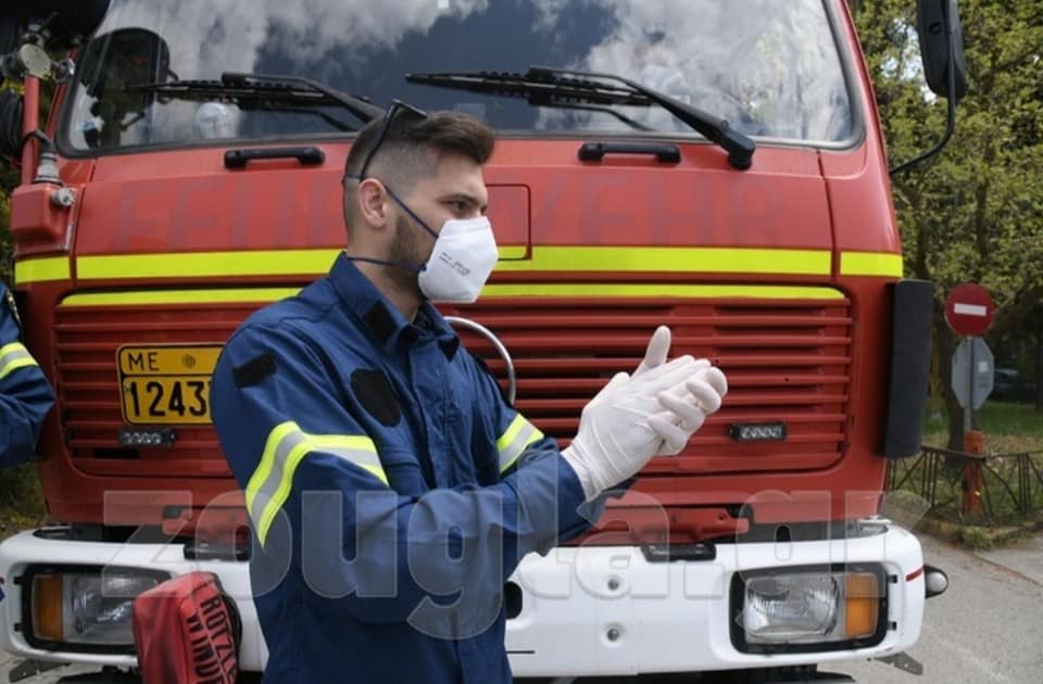 Ο Σύλλογος Εθελοντών Πολιτικής Προστασίας Αγ. Στεφάνου είπανε «ευχαριστώ» στο προσωπικό του νοσοκομείου Σωτηρία