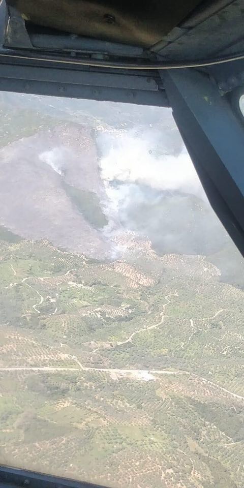 Υπό μερικό έλεγχο τέθηκε η πυρκαγιά στην Χώρα Μεσσηνίας