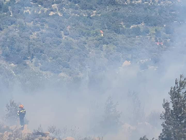 Σάμος: φωτογραφίες από την πυρκαγιά