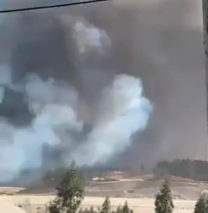 Πυρκαγιά απειλεί να εισέλθει σε αστική περιοχή στην Χιλή 