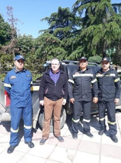 Ο Δ. Χαλκηδόνας παρέδωσε ένα όχημα στους εθελοντές πυροσβέστες των Κουφαλίων