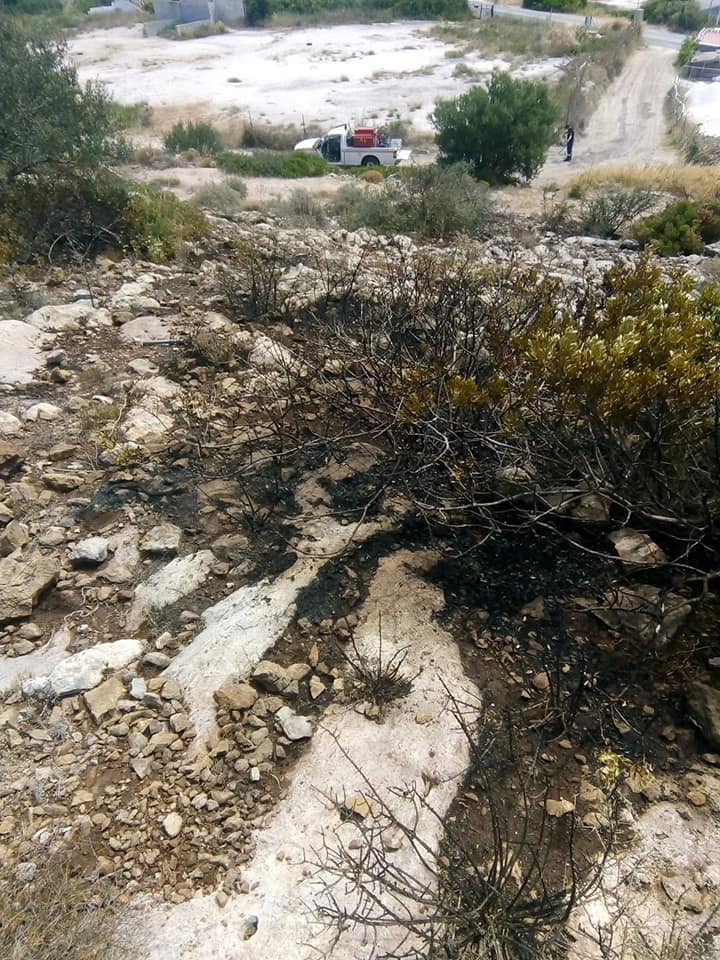 Πυρκαγιά μικρής έκτασης στο Λαύριο