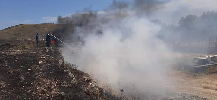 Φωτογραφικό υλικό από την πυρκαγιά στην Κερατέα Αττικής