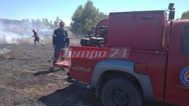 Υπό μερικό έλεγχο τέθηκε η πυρκαγιά στη Ράχη Αχαΐας.ΦΩΤΟ