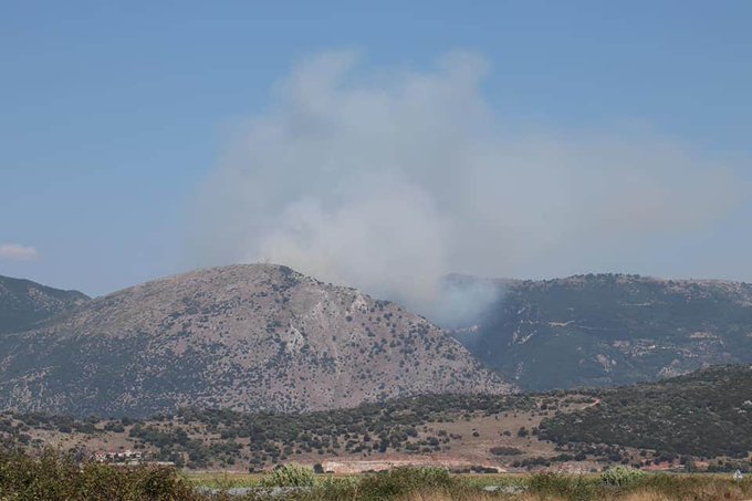 Συμβαίνει τώρα: Πυρκαγιά στο Σκεπαστό Πρέβεζας