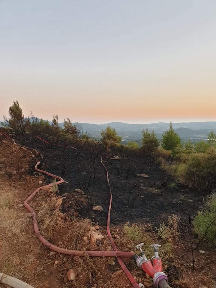 Πυρκαγιά εν ύπαιθρω σήμερα 03/07/2020 στις 04.30 στον Άγιο στέφανο