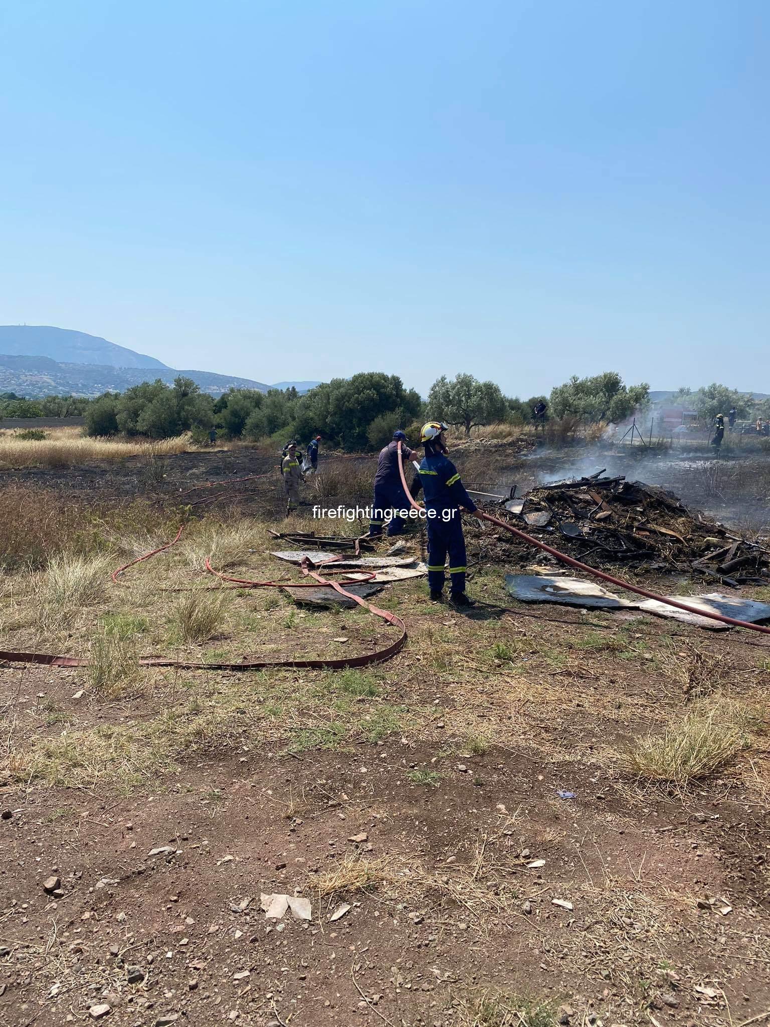 Πυρκαγιά στο κιτσί κορωπίου.φωτο