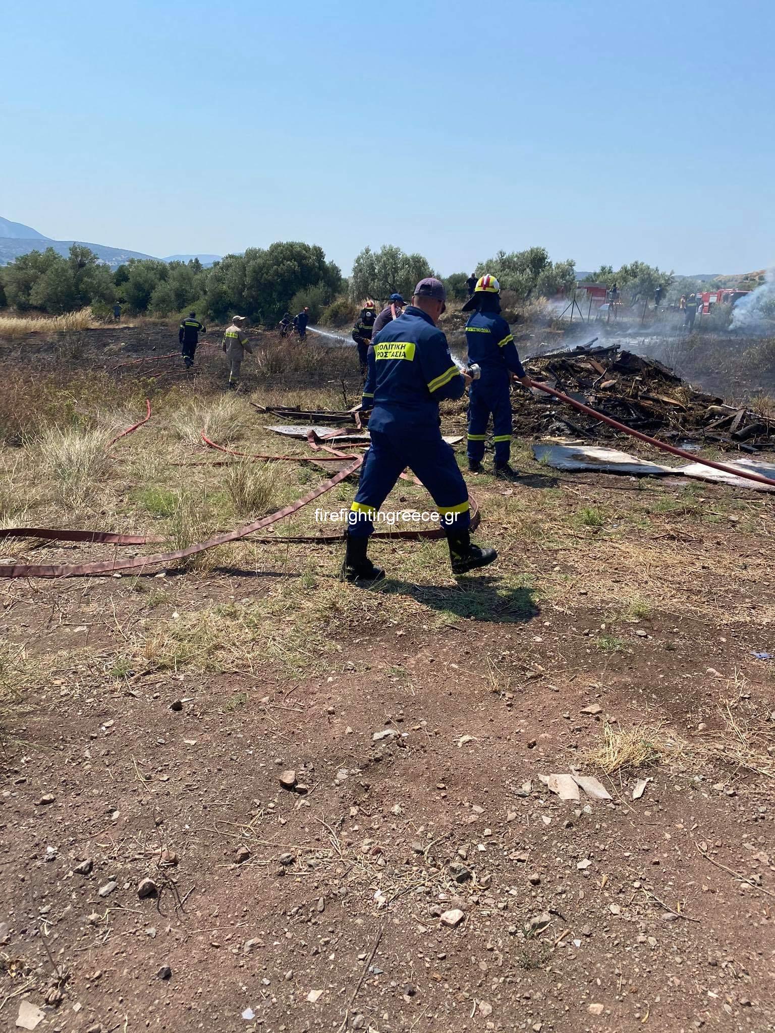 Πυρκαγιά στο κιτσί κορωπίου.φωτο