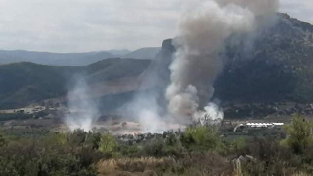 Πυρκαγιά στις Κεχριές Κορινθίας