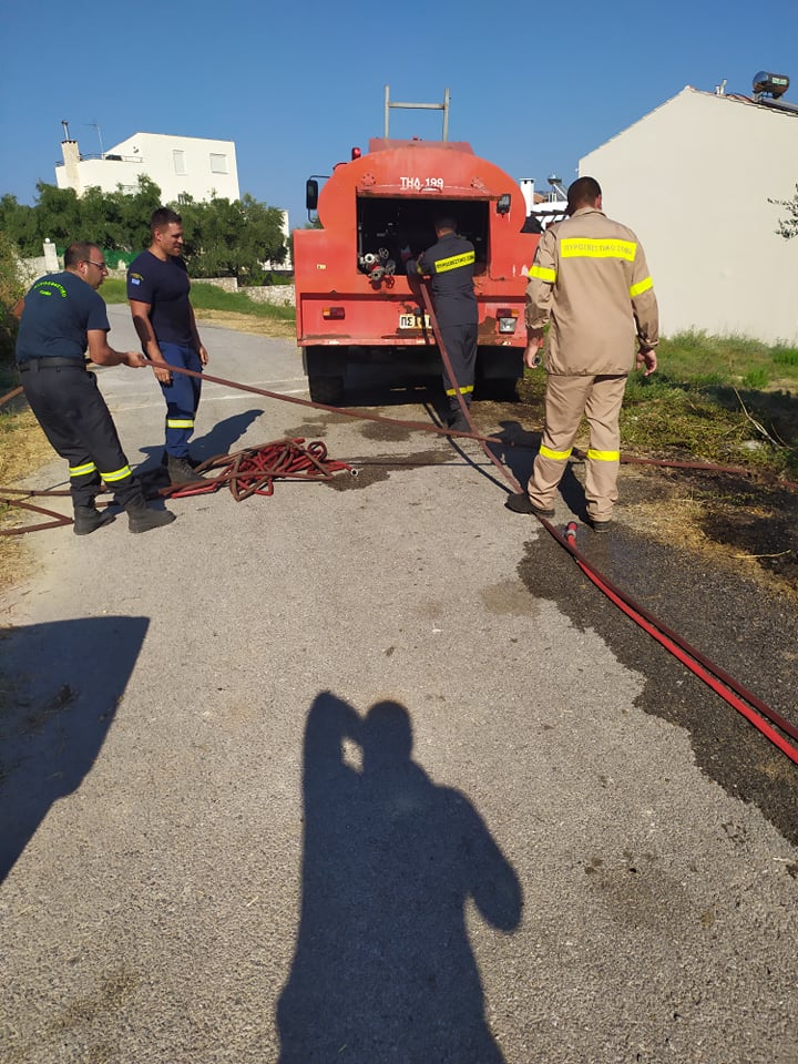 Χανια: πυρκαγιά στις καλύβες