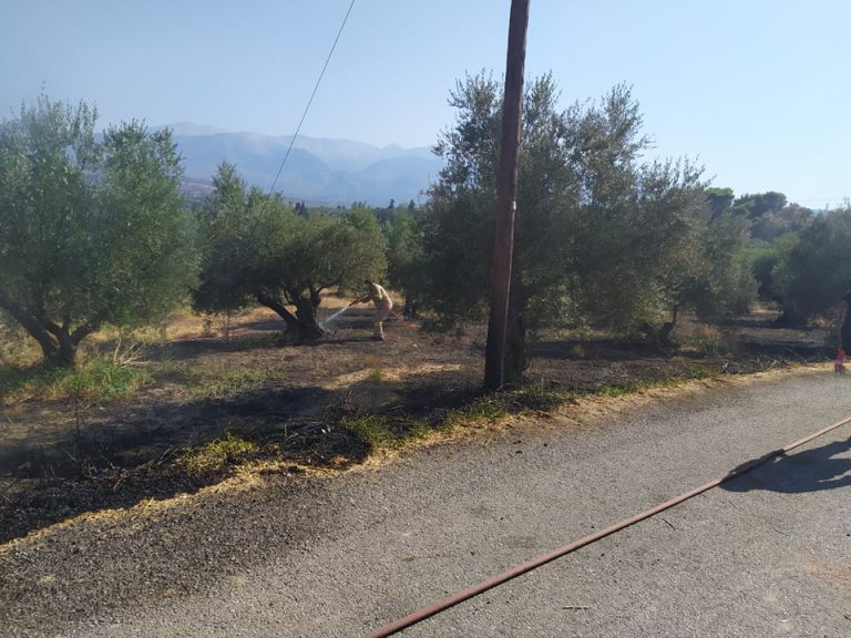 Χανια: πυρκαγιά στις καλύβες