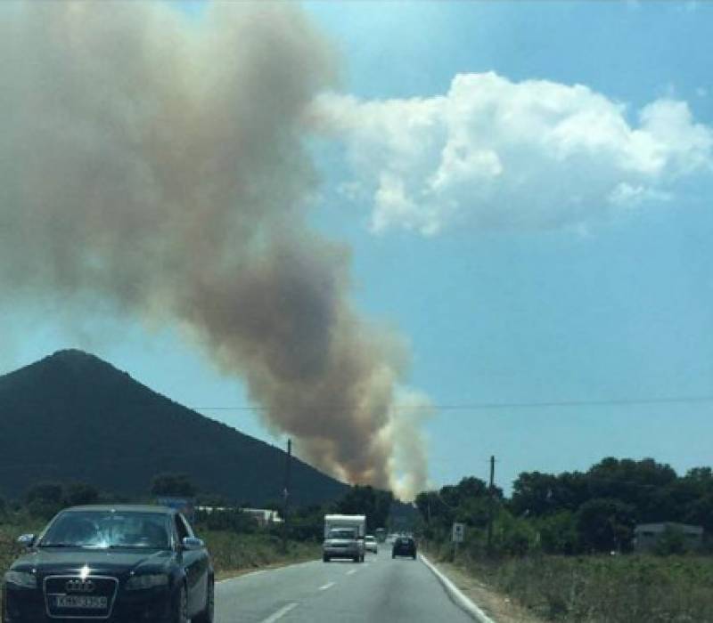 Πυρκαγιά στον Χανδρινός Μεσσηνίας