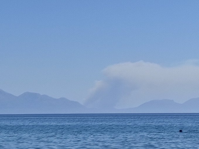 Μεγάλη πυρκαγιά ΤΩΡΑ στην Μαραθέα Λακωνίας (Φώτο)