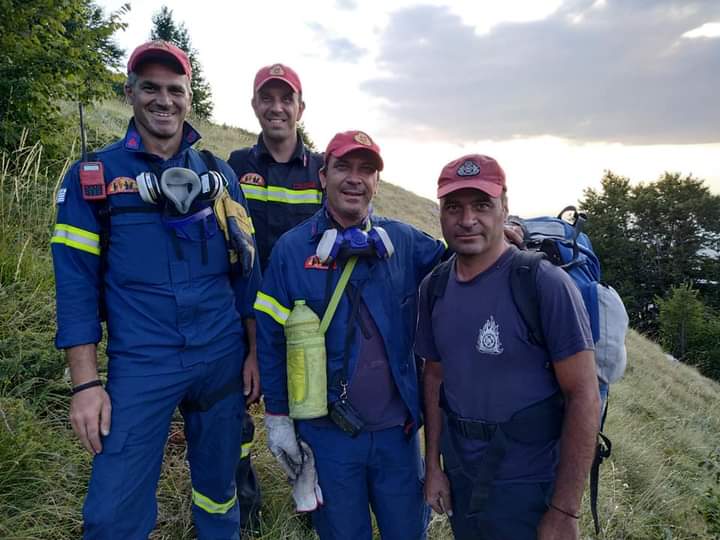 Φωτογραφικό υλικό από την πυρκαγιά στο Παγγαίο.