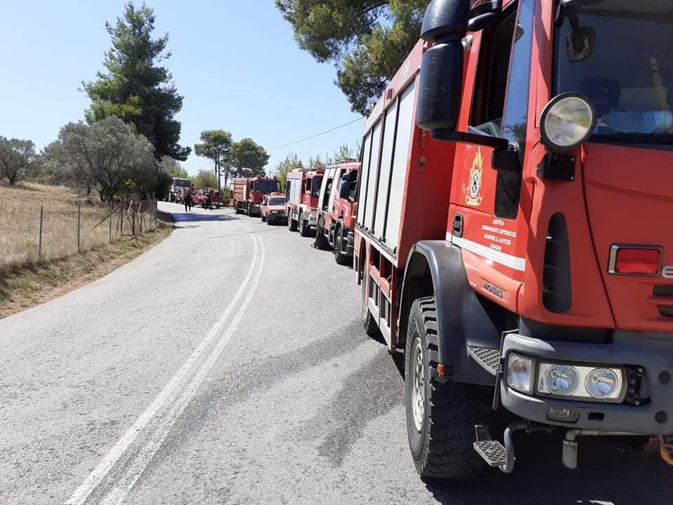 Φωτογραφικό υλικό από την πυρκαγιά στην Αγία Τριάδα Αγίου Στεφάνου