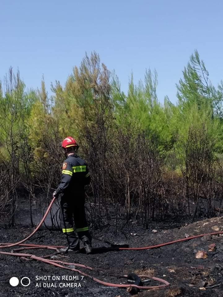 Φωτογραφικό υλικό από την πυρκαγιά στην Αγία Τριάδα Αγίου Στεφάνου