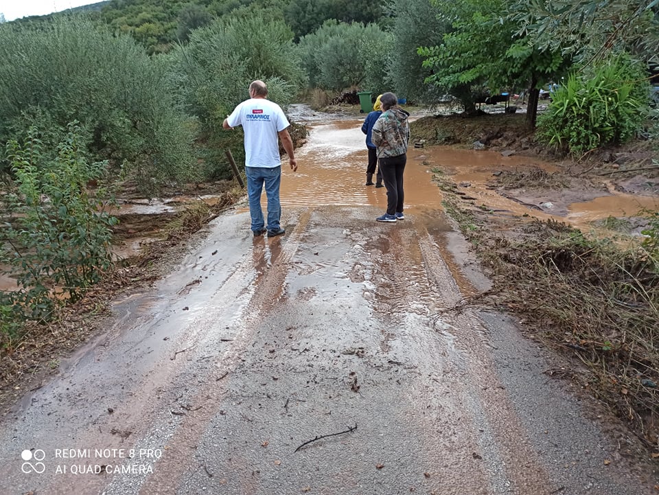 Επιδείνωση του καιρού στην Αιτωλ/Νία.Αντλήσεις υδάτων σε Αγρίνιο