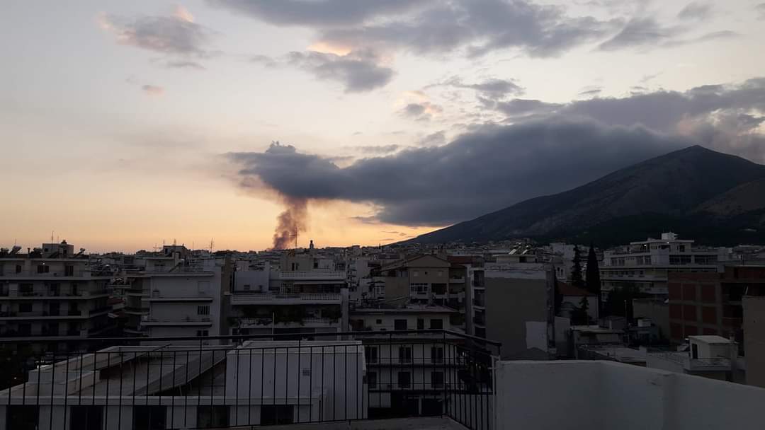 Πυρκαγιά στο Πετροχώρι στην Ξάνθη.