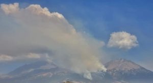 Πυρκαγιά στο Εθνικό Πάρκο Pico de Orizaba στο Μέξικο