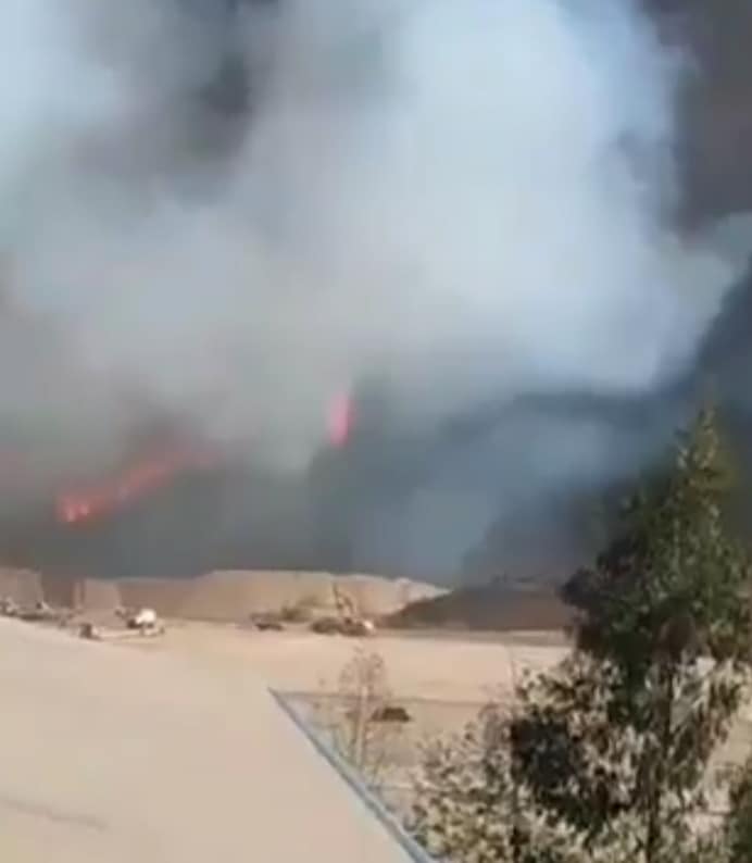 Πυρκαγιά απειλεί να εισέλθει σε αστική περιοχή στην Χιλή 