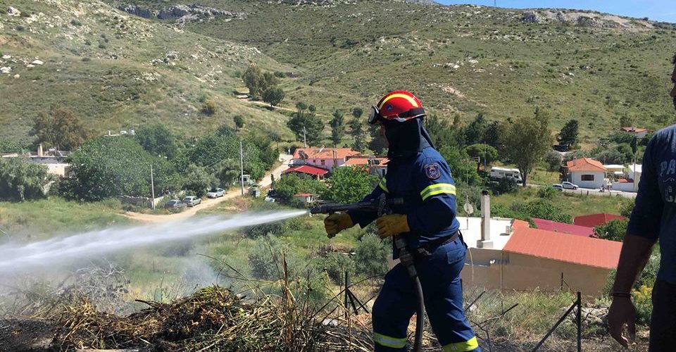 Η πρώτη πυρκαγιά στον Υμηττό για την καινούργια αντιπυρική περίοδο