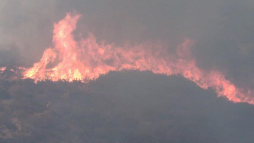Μεγάλη πυρκαγιά νότια της Ισπανίας 