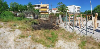 Μικρής έκτασης πυρκαγιά σε οικόπεδο στον περιφερειακό Βόλου