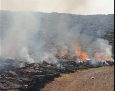 Πυρκαγιά στη θέση Λιμνάκια Κάσου