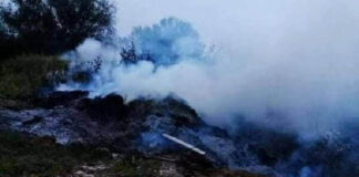 Πυρκαγιά σε χωματερή στην Αμμουδιά Σερρών