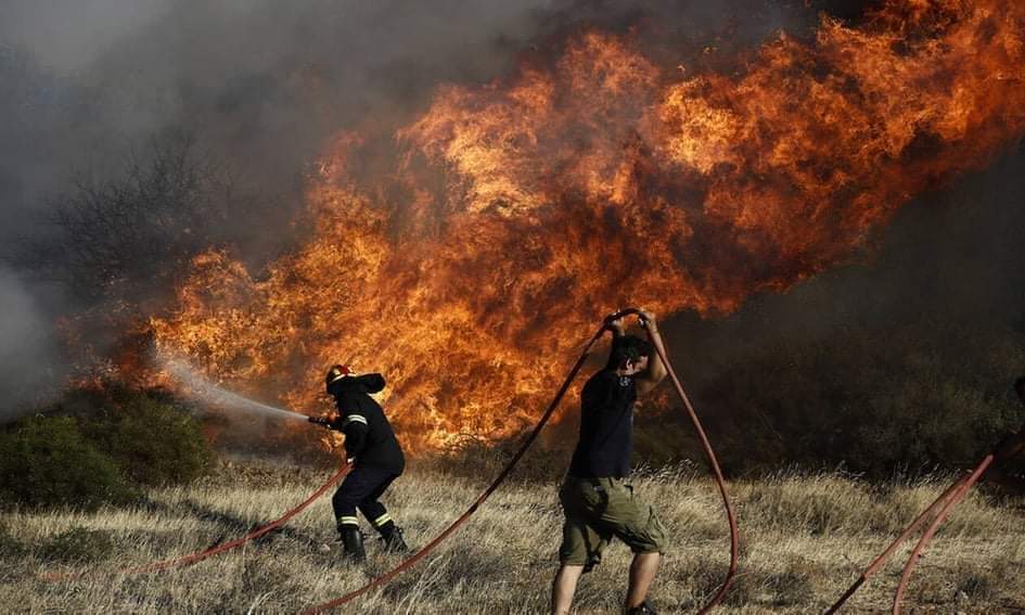 Πυρκαγιά στους Κουνάβους Ηρακλείου - Στο "πόδι" η Πυροσβεστική
