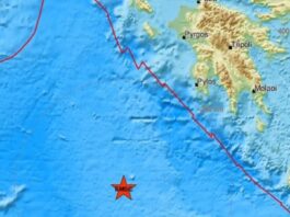 Σεισμός 5,9 Ρίχτερ νοτιοδυτικά της Πύλου