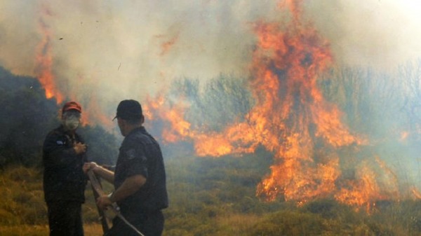 Πυρκαγιά στον Άγιος Σώστης Μεσσηνίας