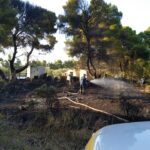 Πυρκαγιά στα Μεγάλα Πεύκα Λαυρεωτικης