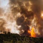 Πυρκαγιά στην Κνωσό – Απειλούνται σπίτια