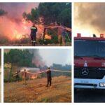 Απομακρύνθηκε ο κίνδυνος για τον οικισμό Ποντίων - Ολονύχτια μάχη με τις φλόγες