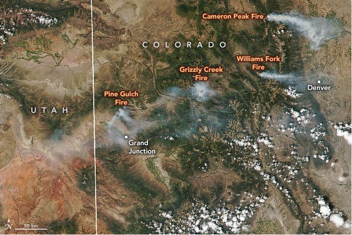 Τέσσερις πυρκαγιές στην πολιτεία του Κολοράντο των ΗΠΑ