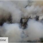 Πυρκαγιά στον παράδρομο της Εθνικής