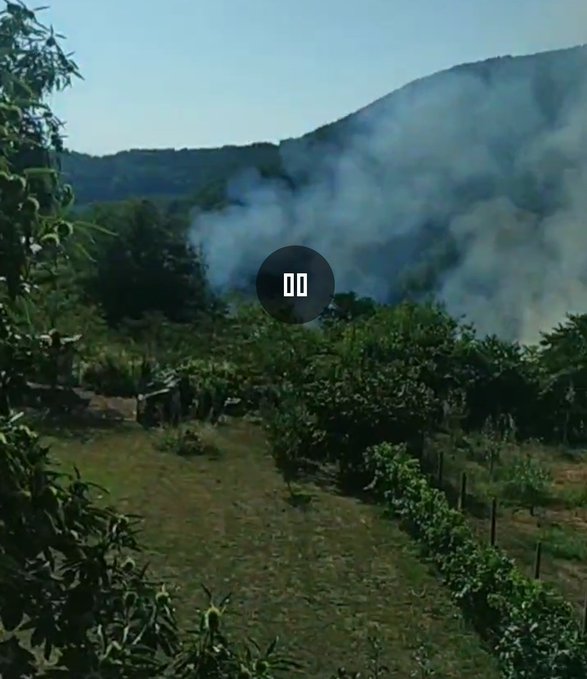Πυρκαγιά κοντά στο στρατόπεδο του Αγίου Νικολάου Νάουσας