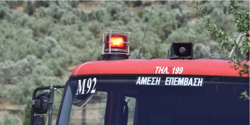 Φωτιά στο “Καραγάτσι” Αλμυρού έκαψε υπολείμματα καλλιεργειών και ελαιόδεντρα