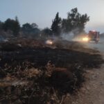Φωτιά πάνω απο το πάρκο στο Ροδίνι