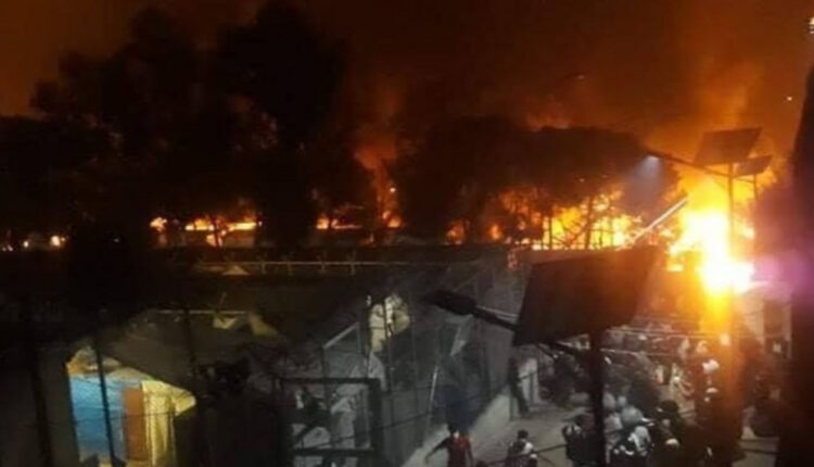 Εμπρησμός η πυρκαγιά στη Μόρια: Συνελήφθησαν πέντε άτομα