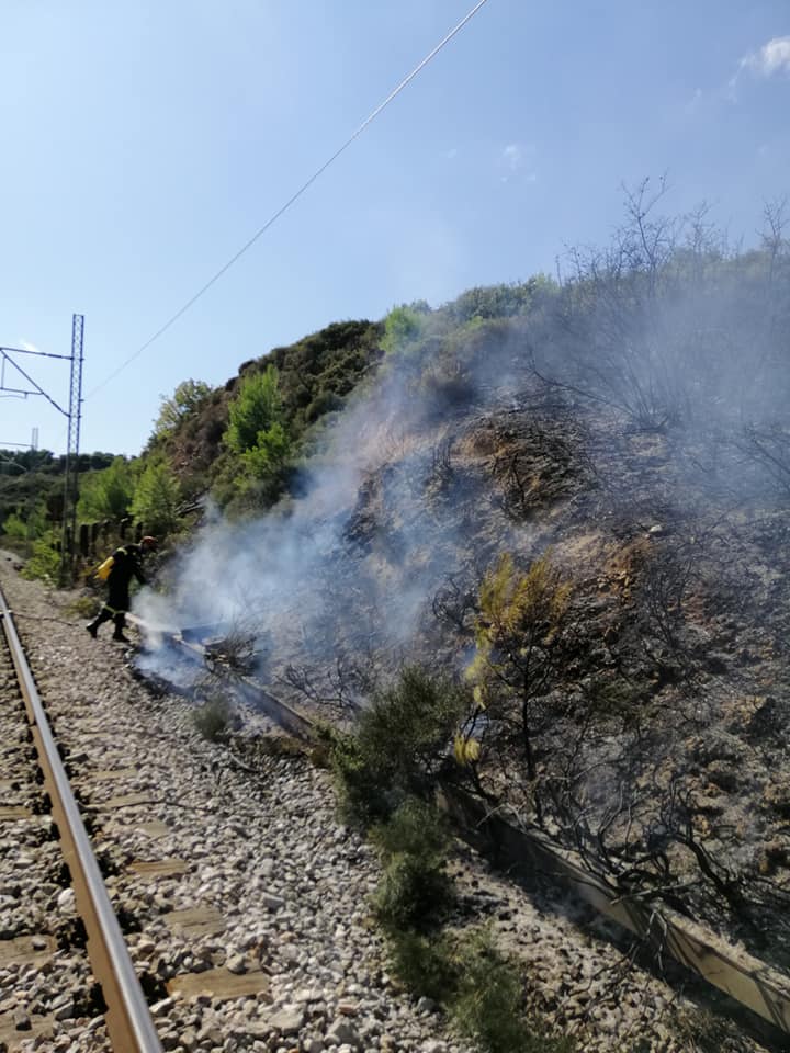 Πυρκαγιά στο στο Σπατατζίκι Αττικής