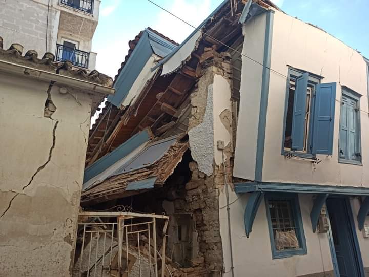 8 τραυματίες από τον σεισμό στην Σάμο.(φωτο)
