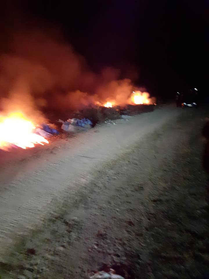 Πυρκαγιά εν υπαίθρω στη Ροδόπολη Σερρών (Φώτος)