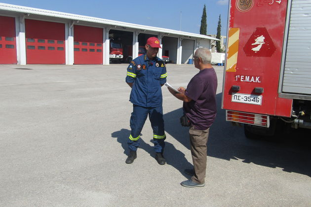 Γιώργος Καυκάς, πυρονόμος στην Α΄ ΕΜΑΚ - «Σαν ταινία τρόμου με ζόμπι»