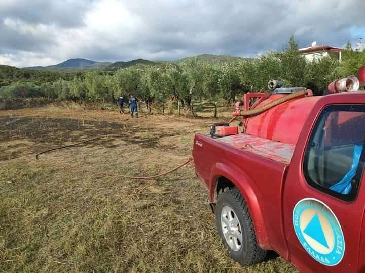 Φωτογραφικό υλικό από την πυρκαγιά στην Σάρτης Χαλκιδικής