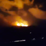 Πυρκαγιά στην περιοχή Μαράθι - Βουνιά Πάρου (Βίντεο)