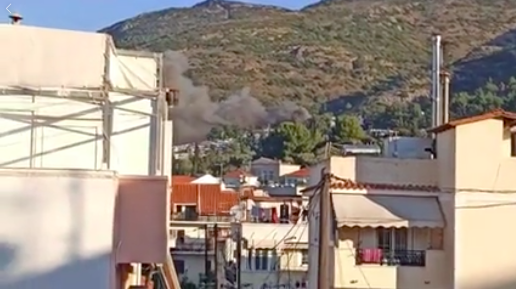 Νέα πυρκαγιά στο ΚΥΤ Σάμου (Βίντεο & Φώτος)